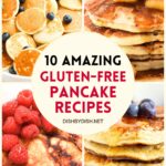 Collage of images pancake recipes