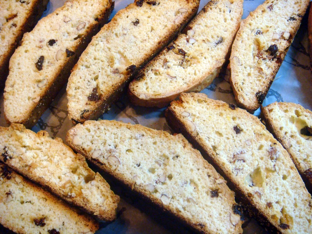 Almond, Raisin and Lemon Biscotti Dish by Dish
