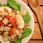 Arugula, Mushroom, Tomato & Walnut Salad