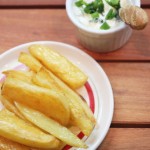 Unfried Crispy Potato Wedges + What’s in our hands