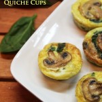 Mushroom Spinach Quiche Cups