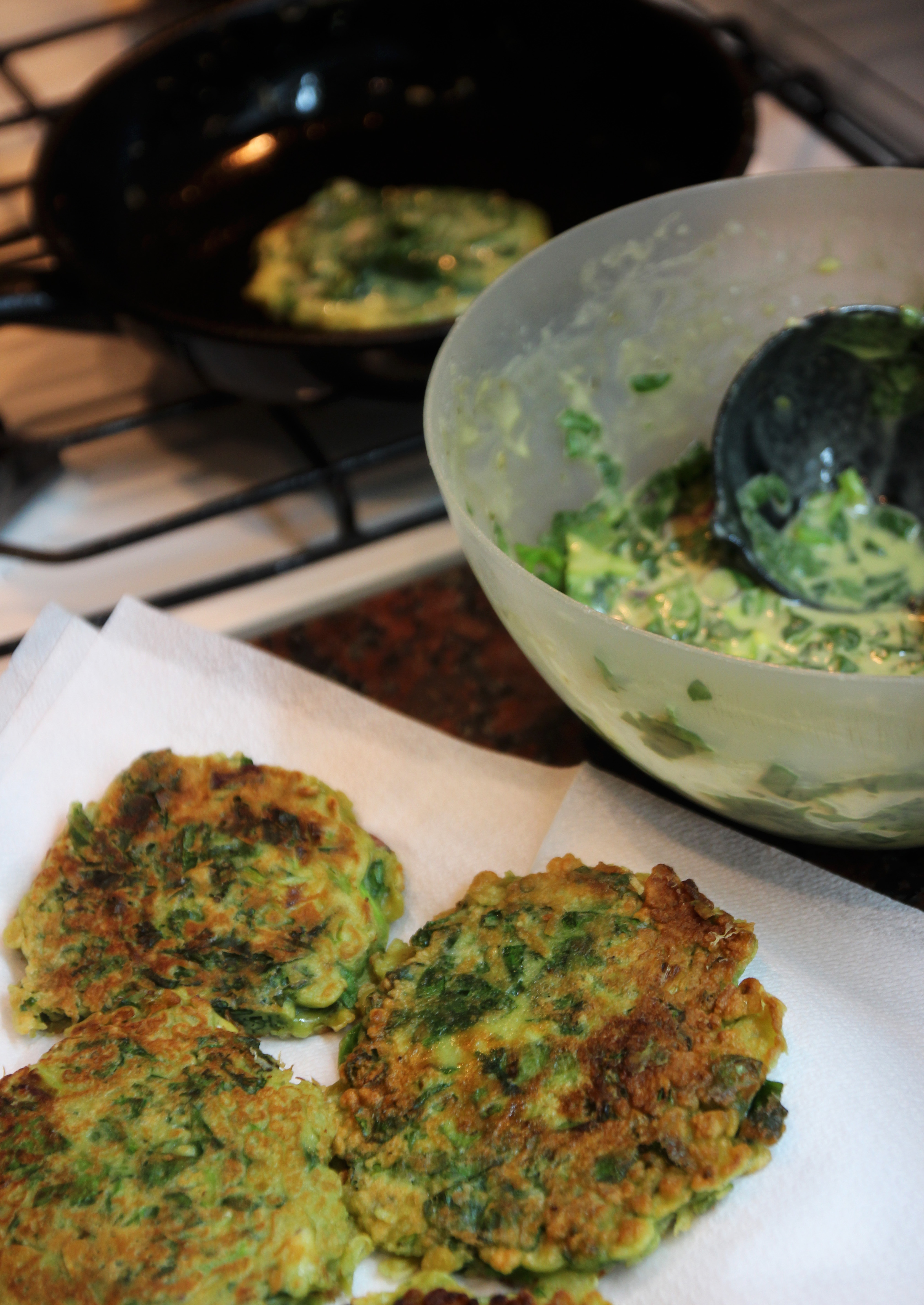 Spring Onion & Spinach Pancakes11