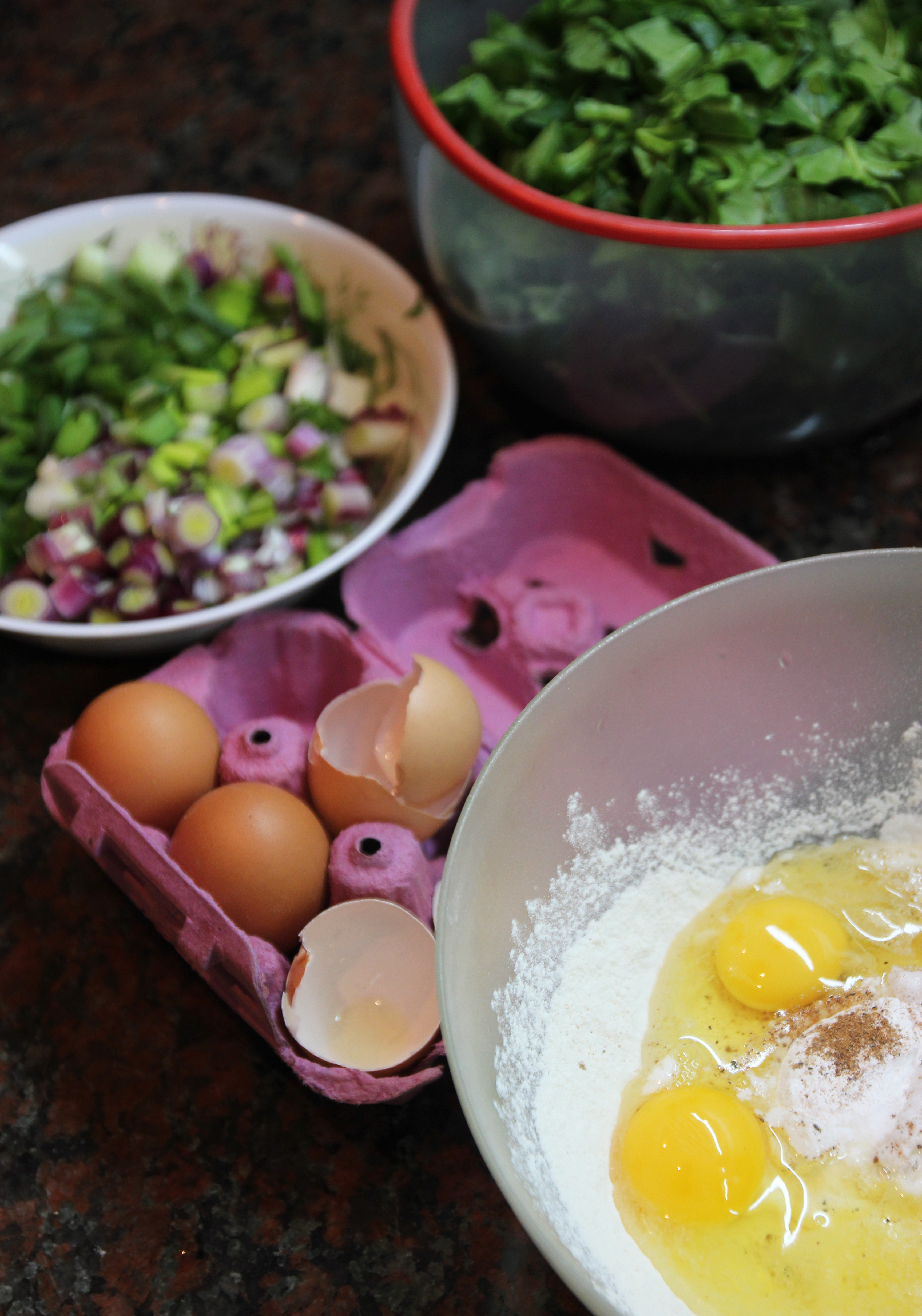 Spring Onion & Spinach Pancakes6