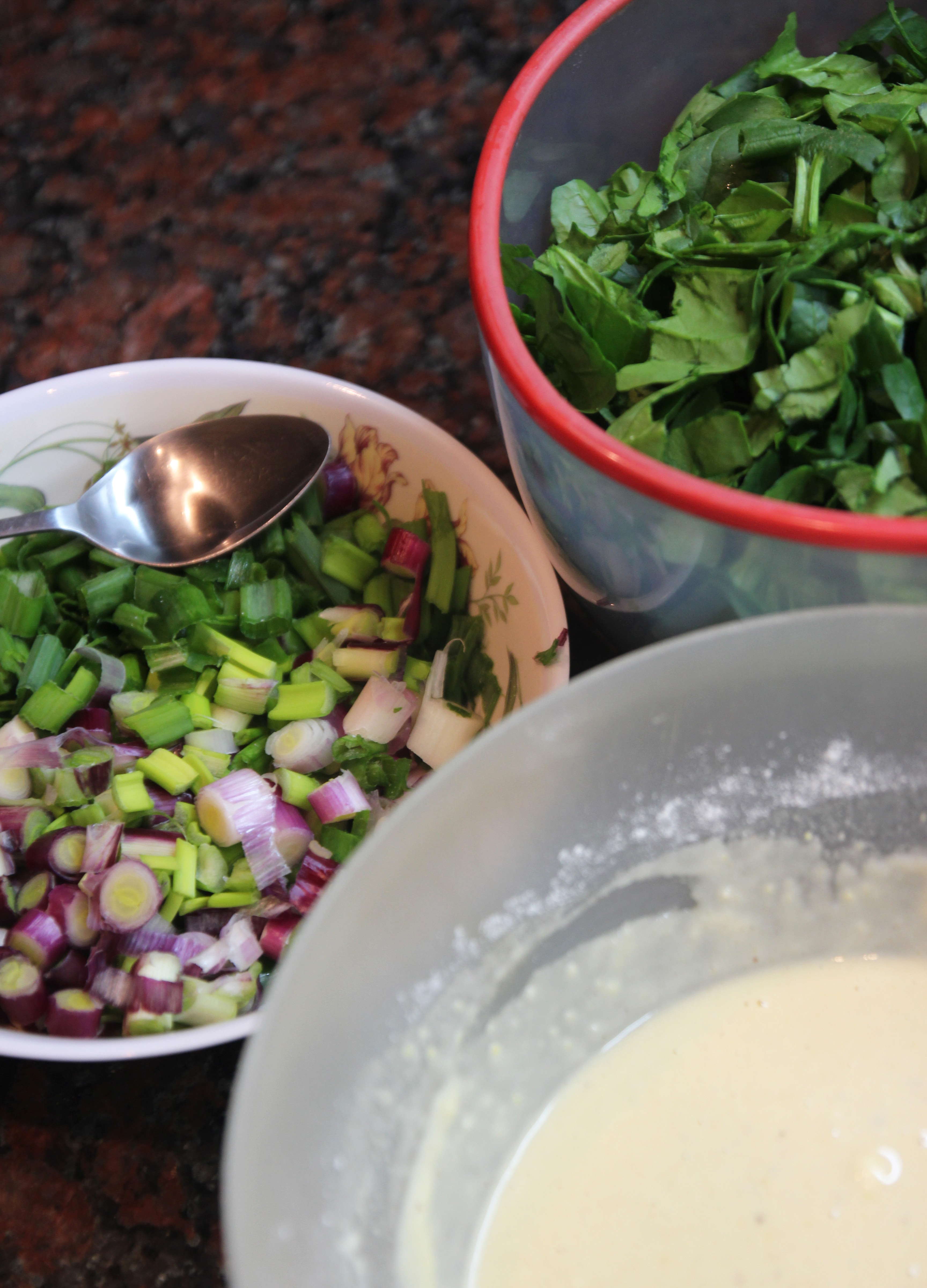 Spring Onion & Spinach Pancakes8