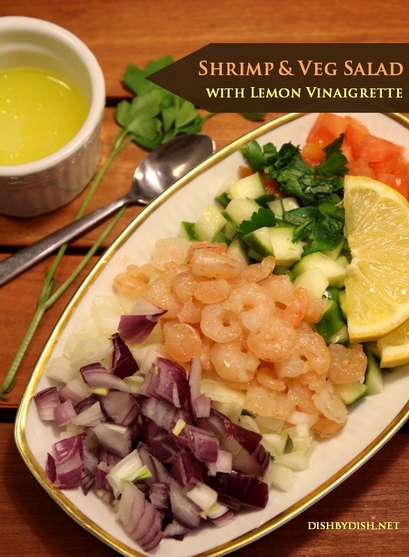 Shrimp & Vegetable Salad with Lemon Vinaigrette
