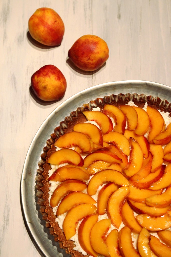 Honey Peach & Ricotta Tart with Almond Crust6