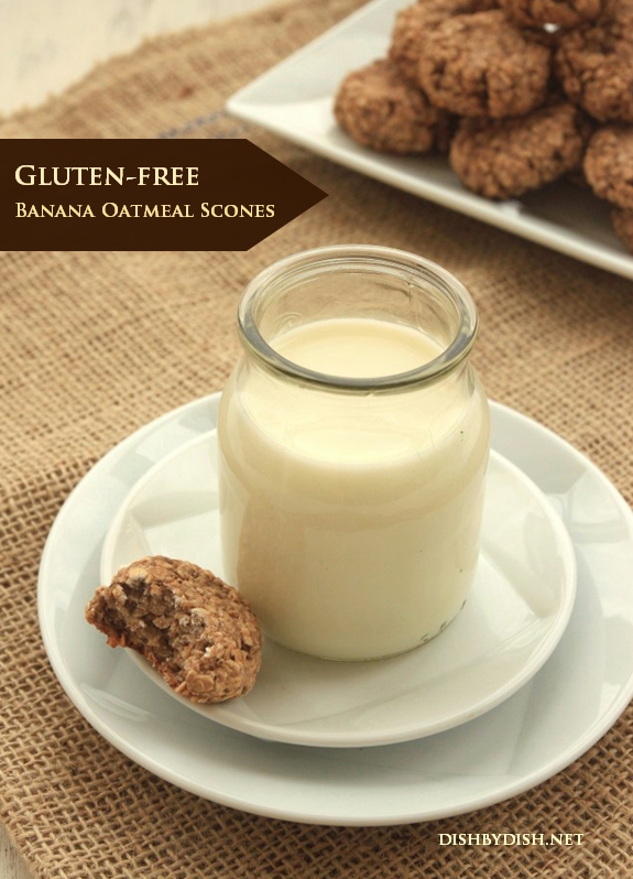Gluten-free Banana Oatmeal Scones