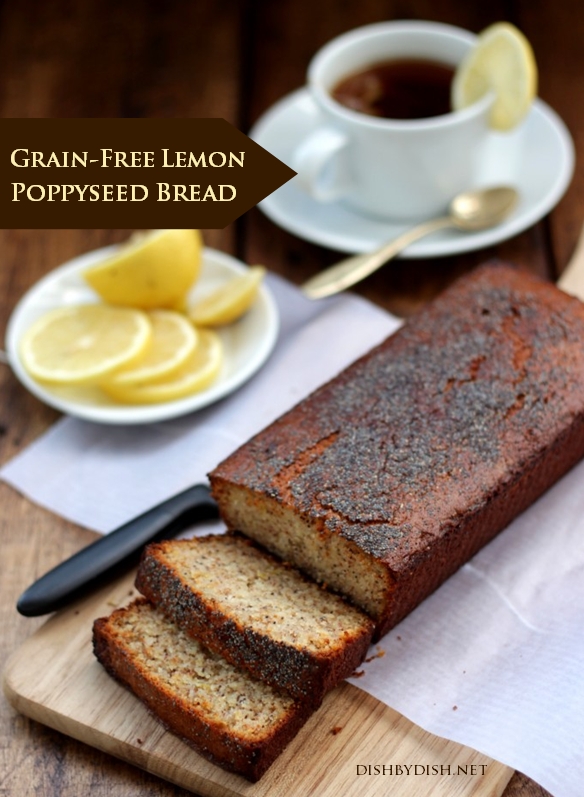 Grain-free Lemon Poppyseed Bread