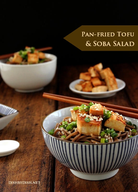 Pan-fried Tofu & Soba Salad