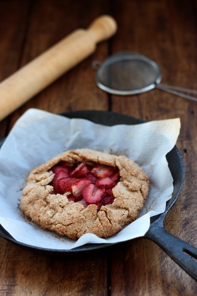 Grain-free Strawberry Almond Galette