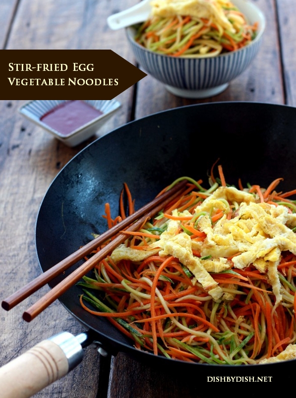 Stir-Fried Egg Vegetable Noodles
