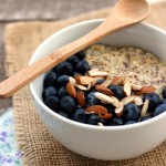 Blueberry & Almond Flaxseed Porridge