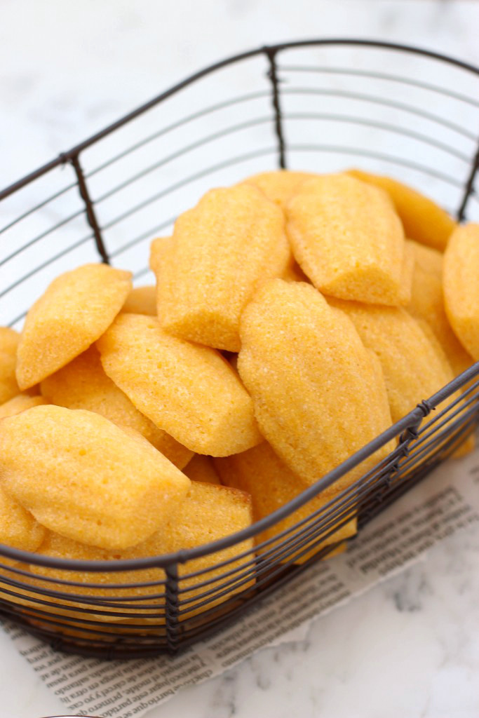 Gluten-free Cornbread Madeleines