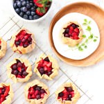 Gluten-free Mini Mixed Berry Galettes