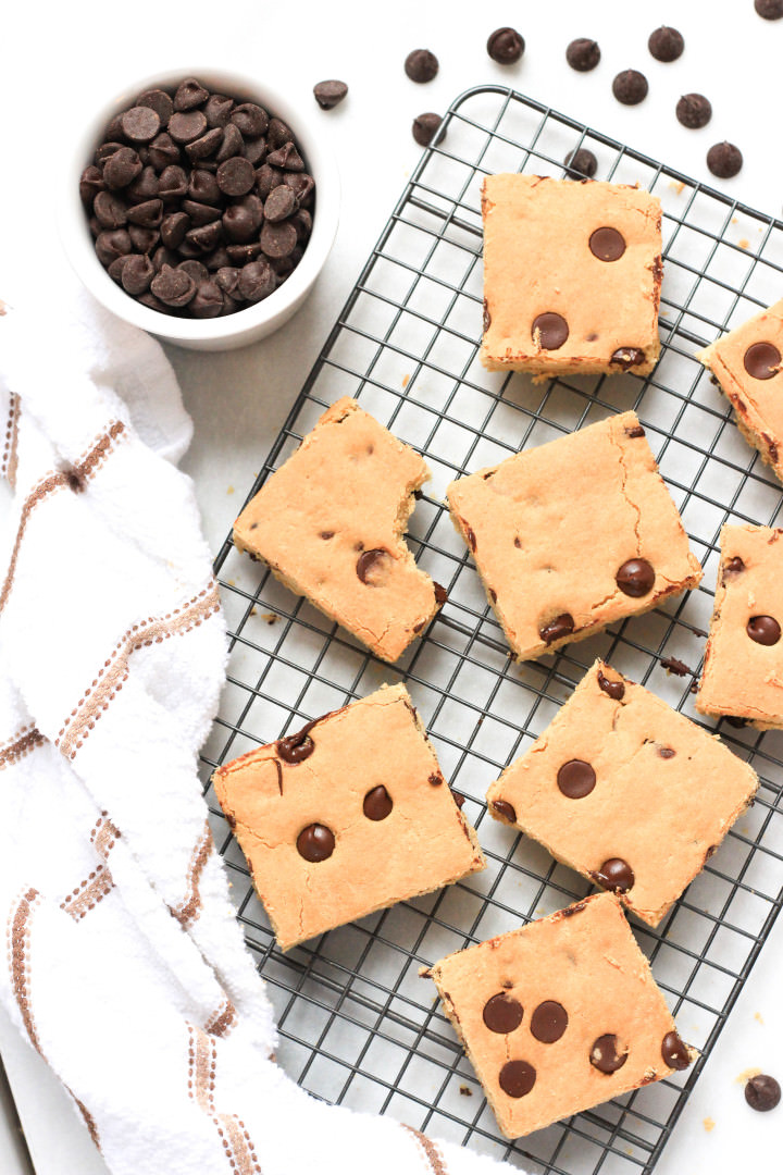Glutenfree Chocolate Chip Cookie Bars Dish by Dish