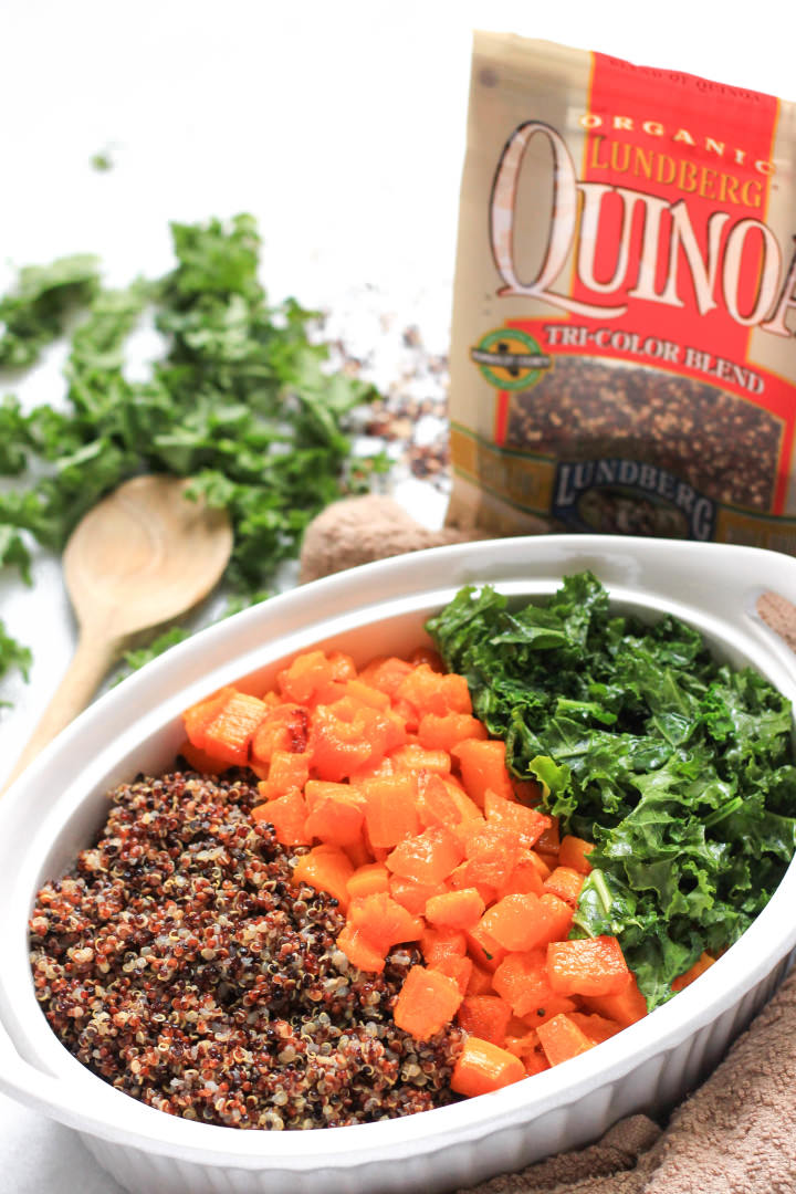 Quinoa, Butternut Squash and Kale Salad
