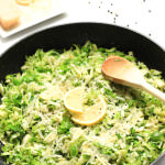 Shaved Brussels Sprouts with Lemon and Parmesan