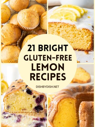 Collage of lemon recipes