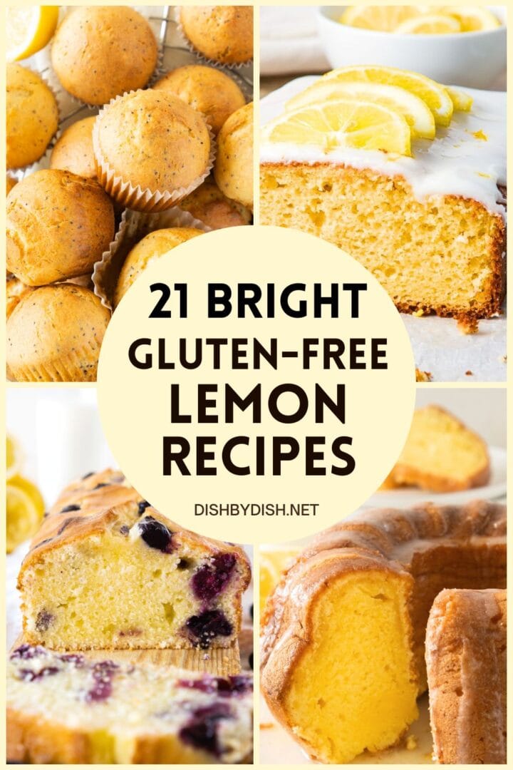 Collage of lemon recipes