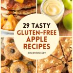 Collage of images of apple recipes