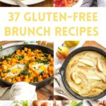 Collage of images of gluten-free brunch recipes