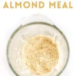 Almond meal in a blender