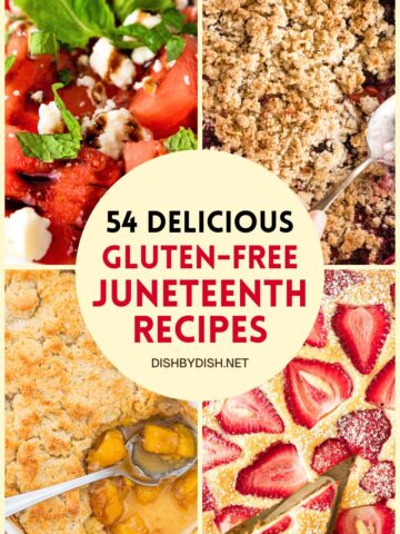 Collage of Juneteenth recipes