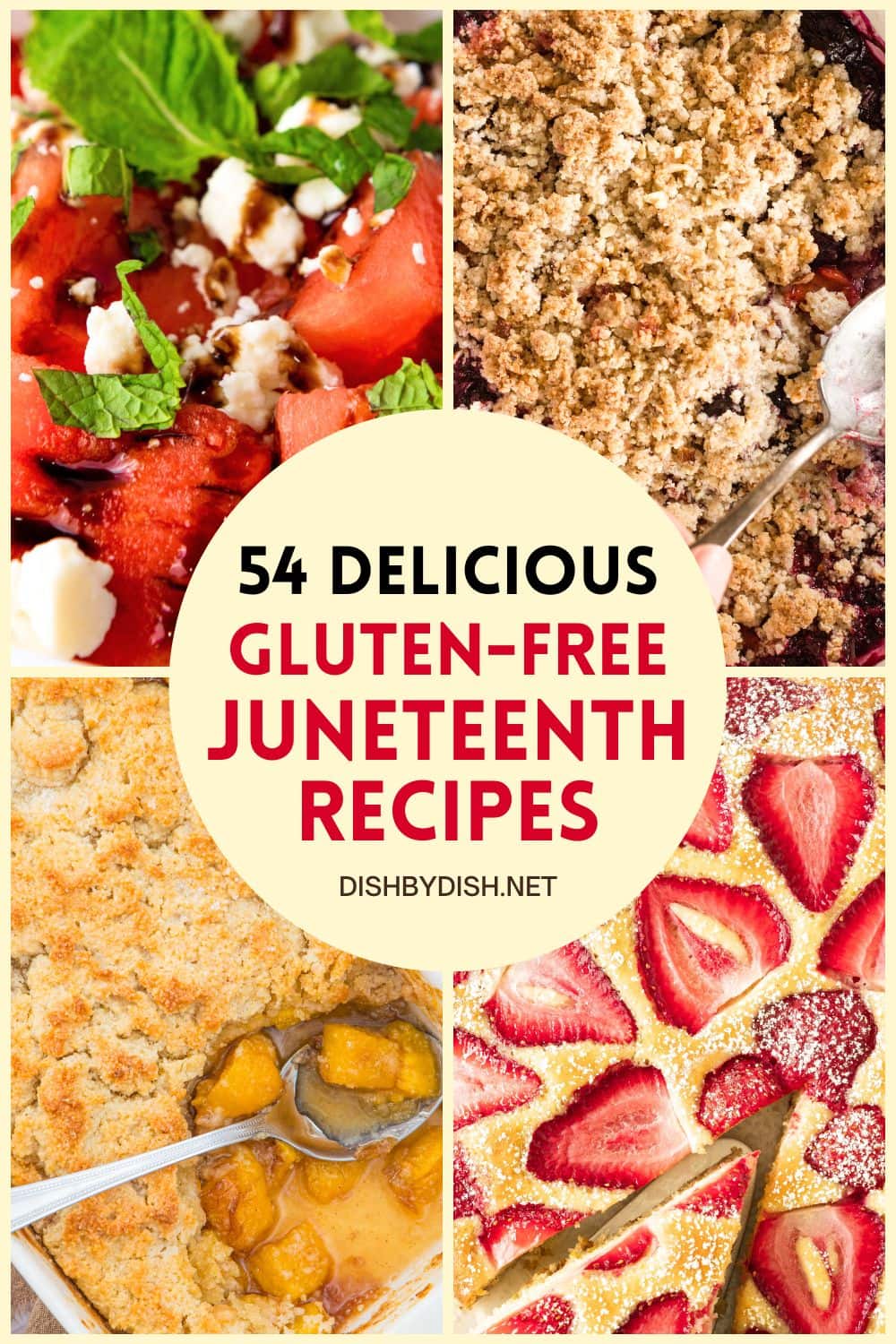 Collage of Juneteenth recipes