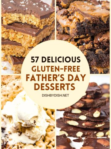 Collage of images of chocolate desserts