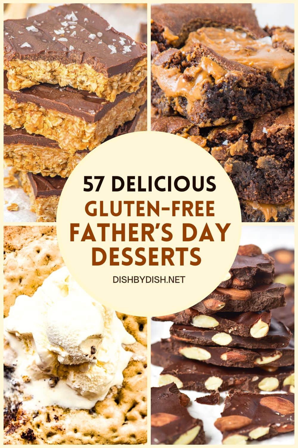 Collage of images of chocolate desserts
