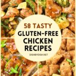 Collage of images of chicken recipes