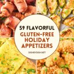Collage of images of gluten-free appetizers