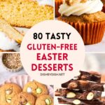 Collage of images of Easter desserts