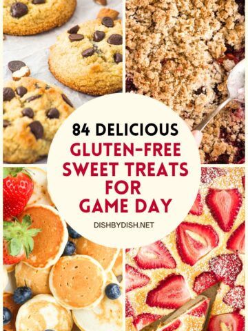 Collage for gluten-free sweet treats