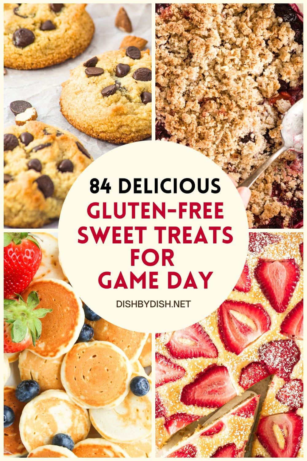 Collage for gluten-free sweet treats