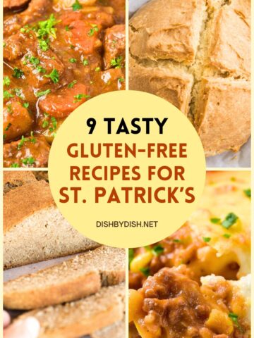 Collage of St. Patrick's recipes
