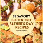 Collage of image sof savory foods