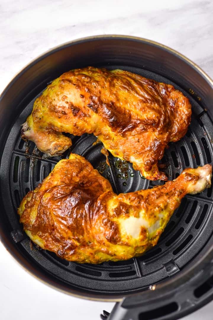 Air Fryer Chicken Quarters (GlutenFree, DairyFree) Dish by Dish