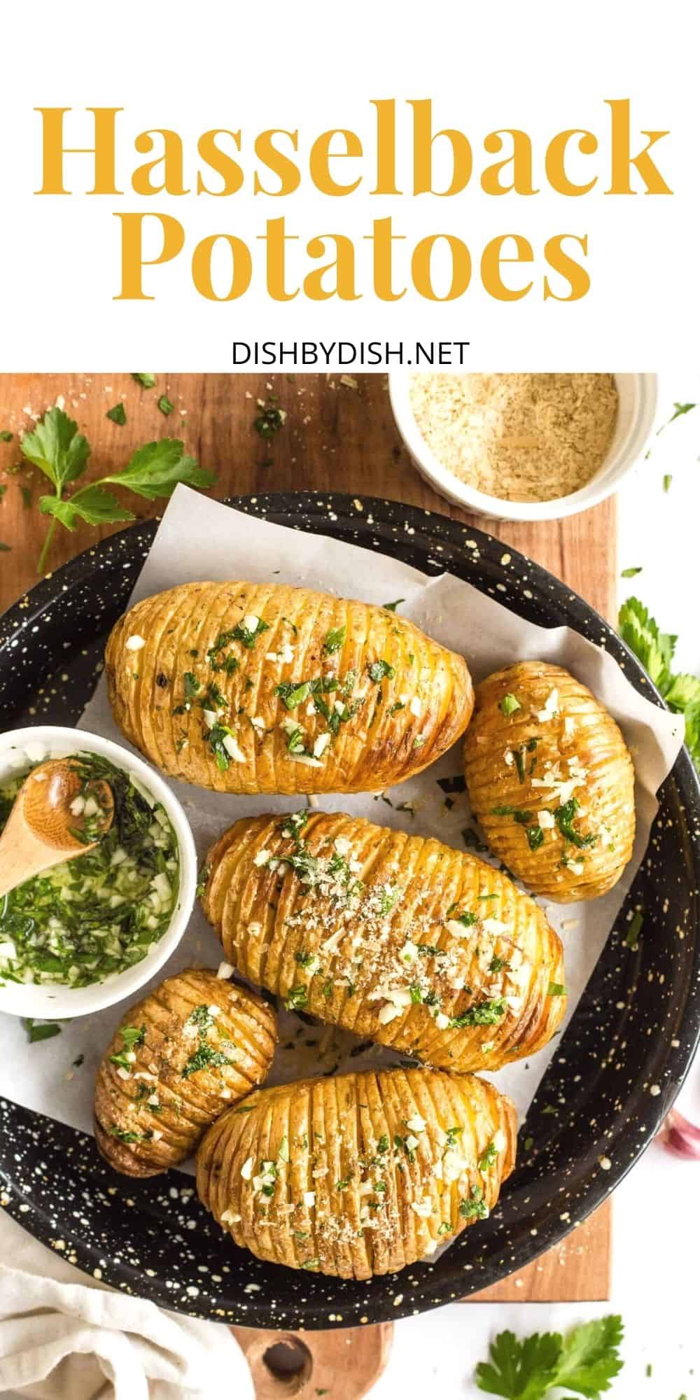 Crispy Hasselback Potatoes (GlutenFree, DairyFree, Vegan) Dish by Dish