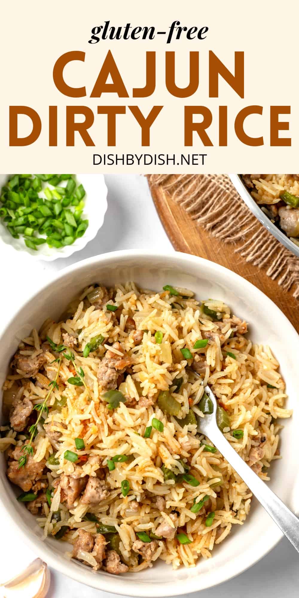 Easy Dirty Rice with Sausage (GlutenFree, DairyFree) Dish by Dish