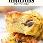 Half-eaten cottage cheese egg muffins