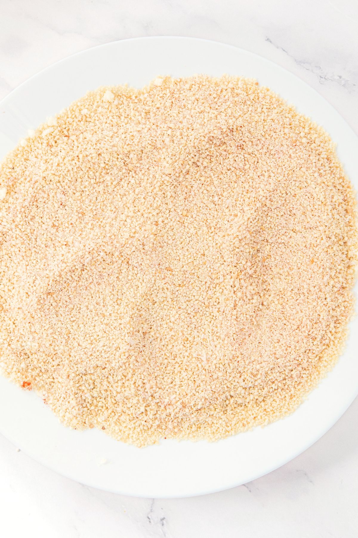 A bowl with breadcrumb mixture
