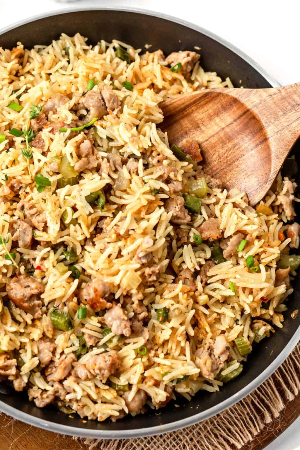 Easy Dirty Rice with Sausage (GlutenFree, DairyFree) Dish by Dish