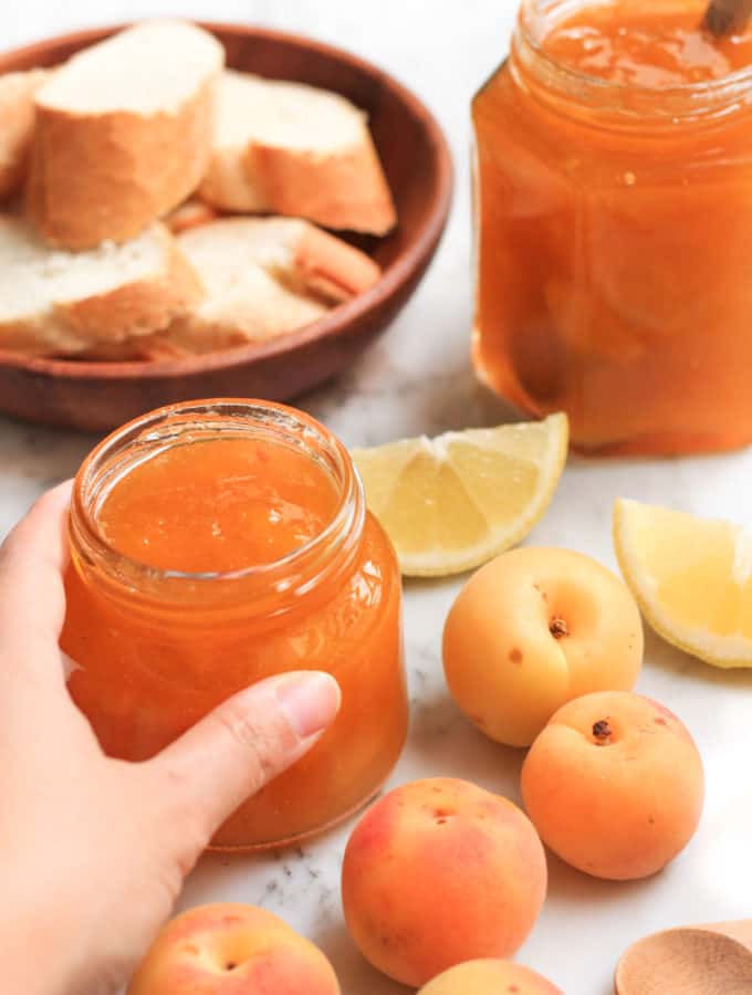 Easy Apricot Jam (Gluten-free, Vegan)