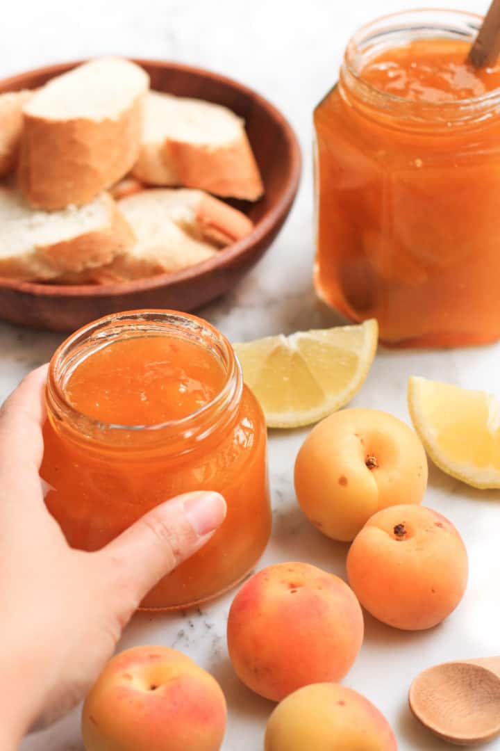 Easy Apricot Jam (Gluten-free, Vegan)