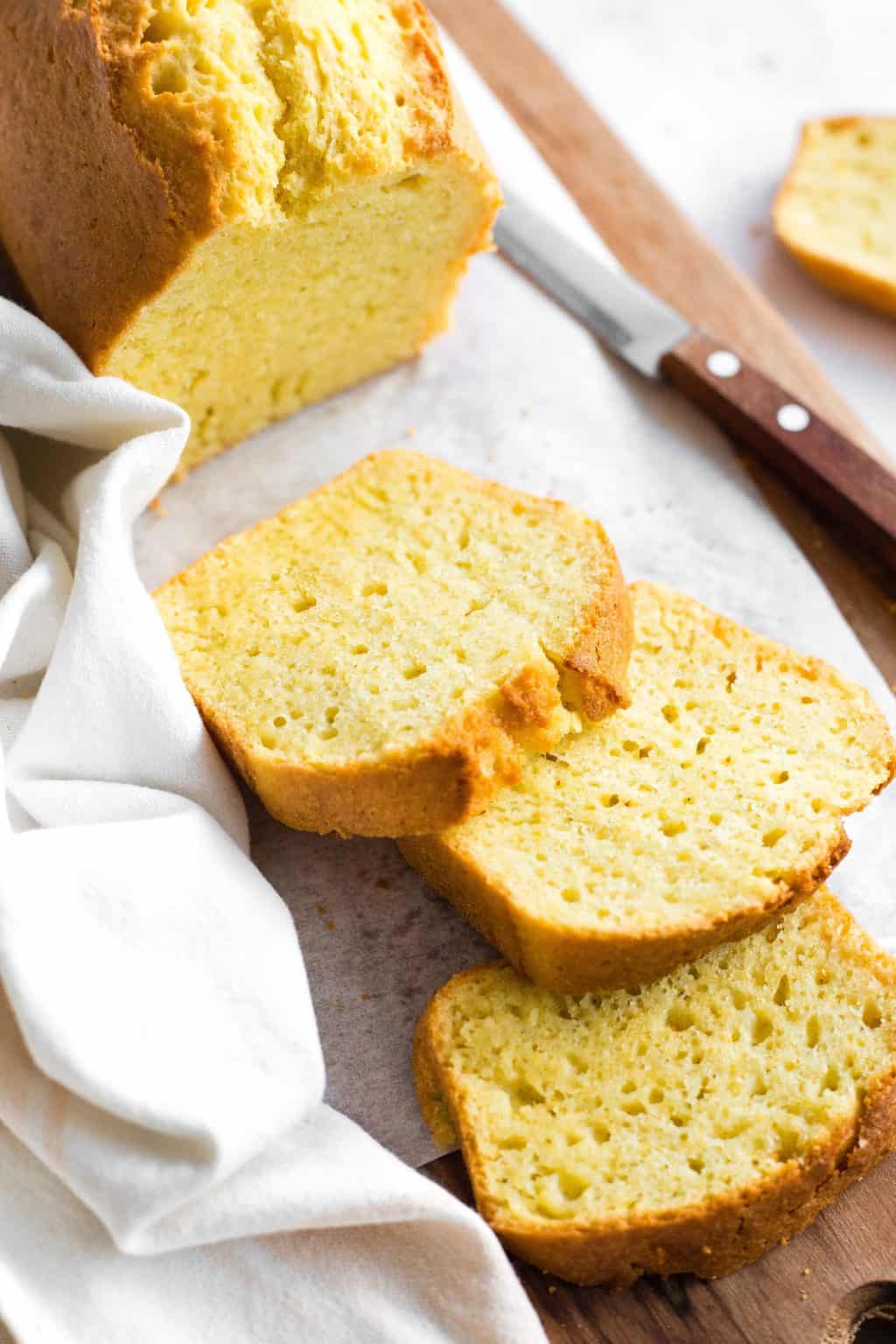 Easy Corn Flour Bread (GlutenFree, DairyFree) Dish by Dish