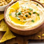 Easy Creamy Hummus (Gluten-Free, Vegan)