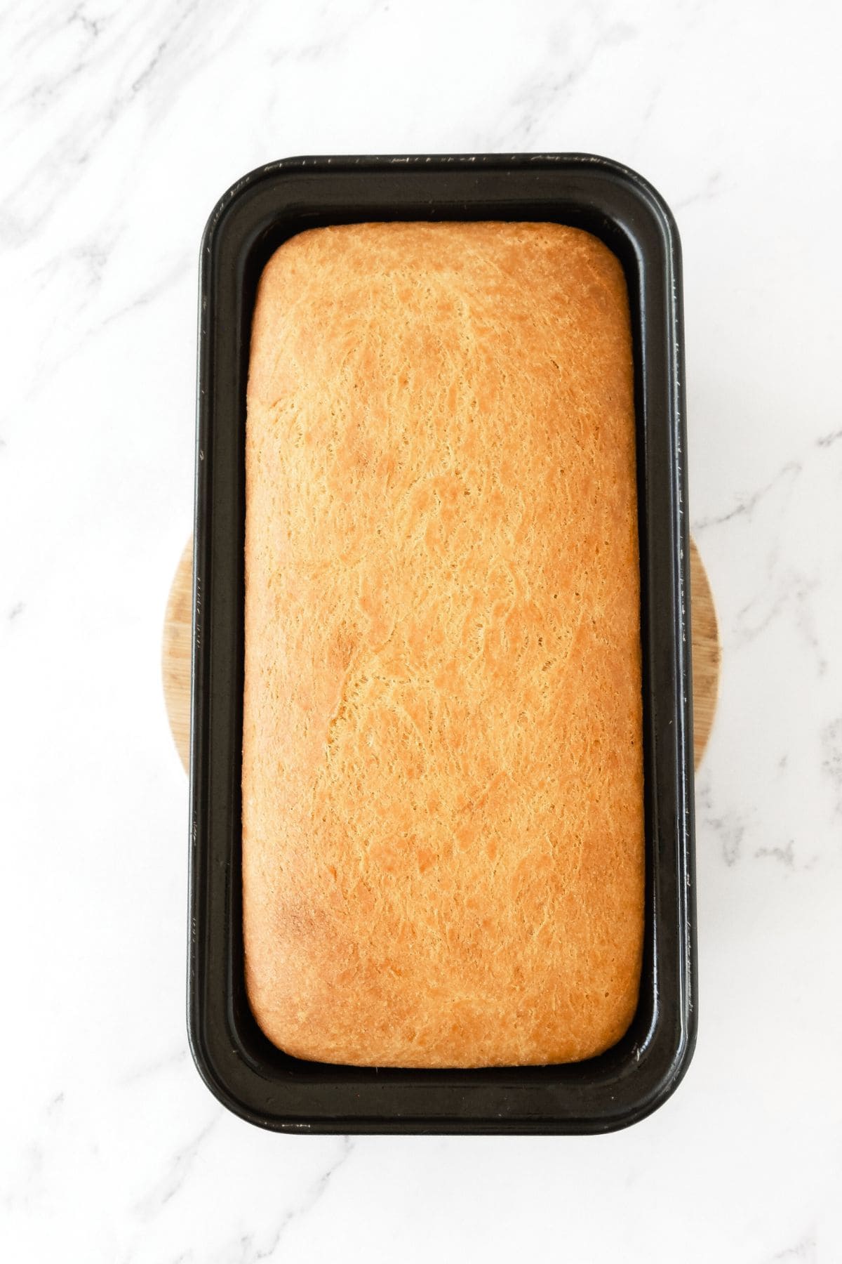 Freshly baked loaf of gluten and egg free bread