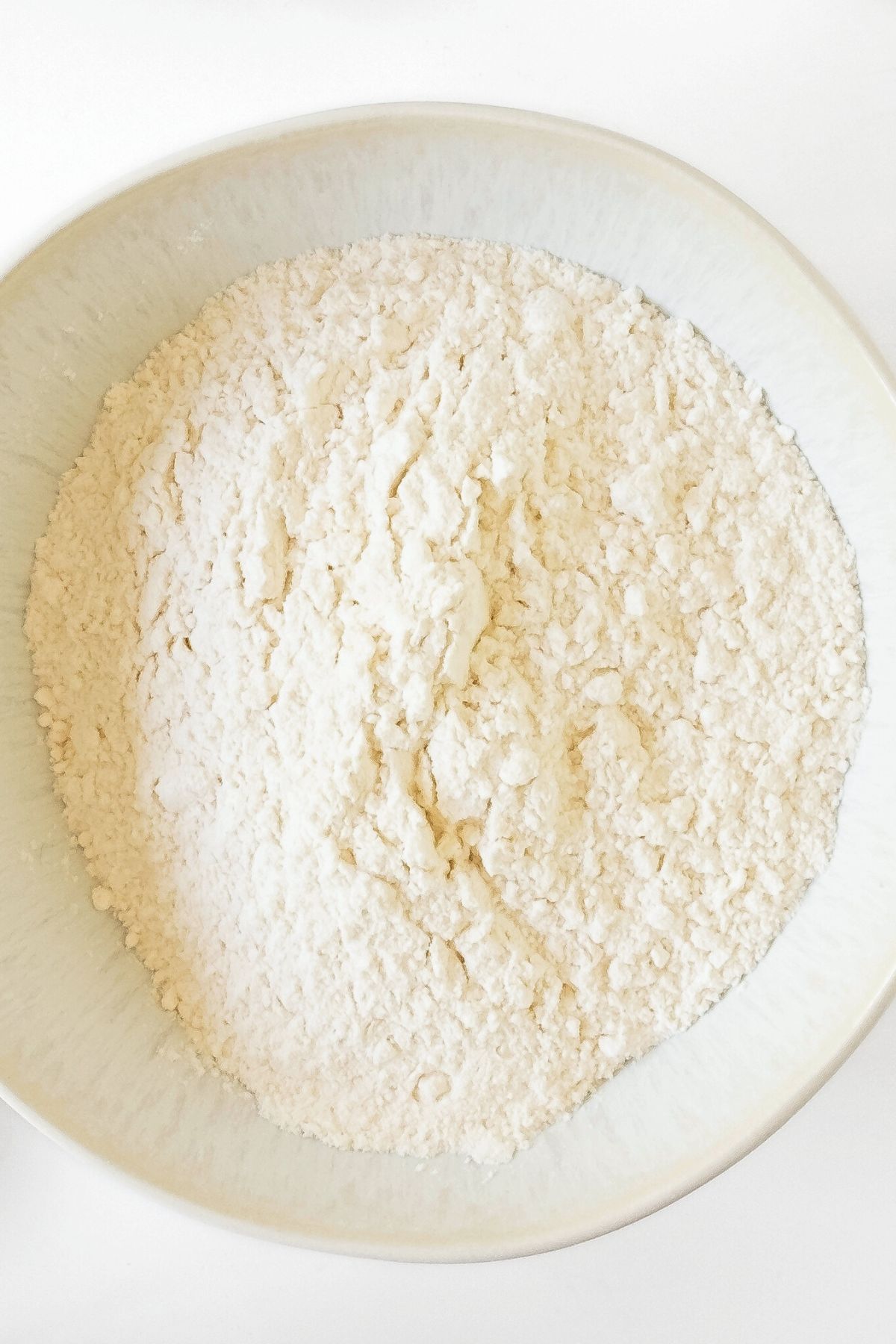 A bowl of flour mixture