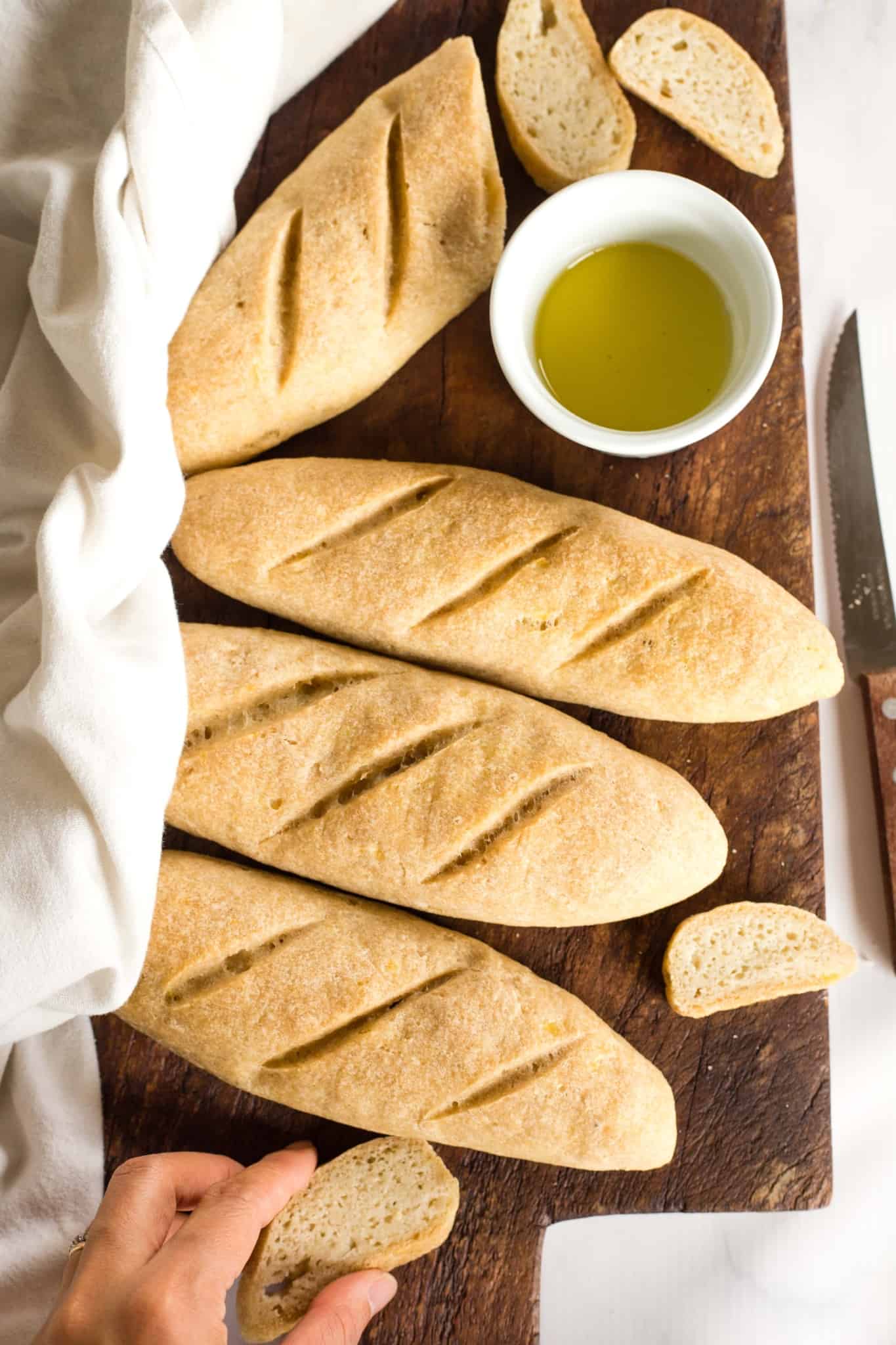 Gluten-Free Baguette Recipe (Dairy-Free) - Dish by Dish